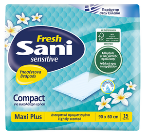  Sani Sensitive BED PADS , Adult bed pads , roll pads , bed roll , 60×90 , 15 pieces , 15 bed pads , diapers / مفرش سرير ساني لكبار السن , ساني بادز سرير لكبار السن , حفاضات ساني لكبار السن , 60×90 , 15 قطعة , 15 مفرش , دايبرز