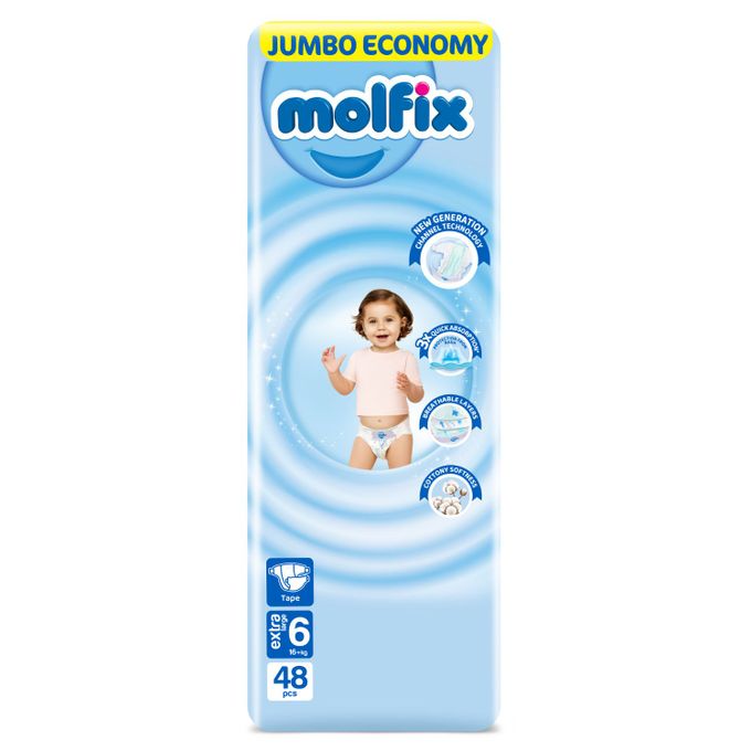 Molfix Diapers Size 6 - 48 pieces