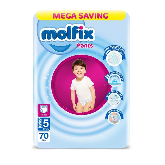 Molfix Pants Size 5 - 70 pieces