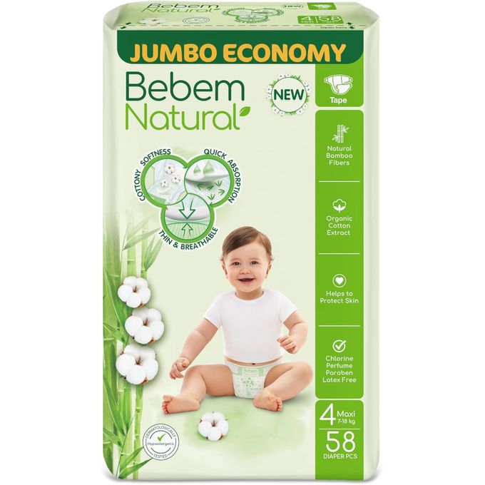 Bebem Size 4 - 58 Pieces