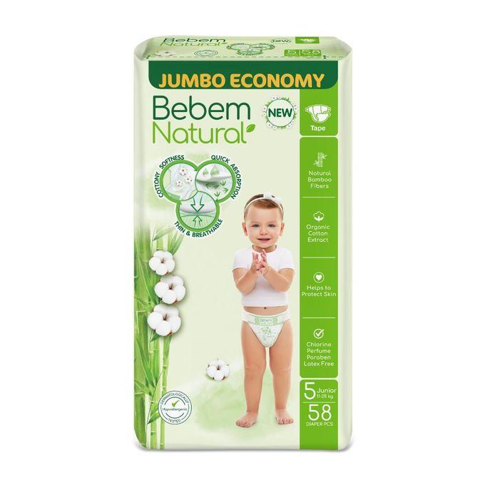 Bebem Size 5 - 58 Pieces