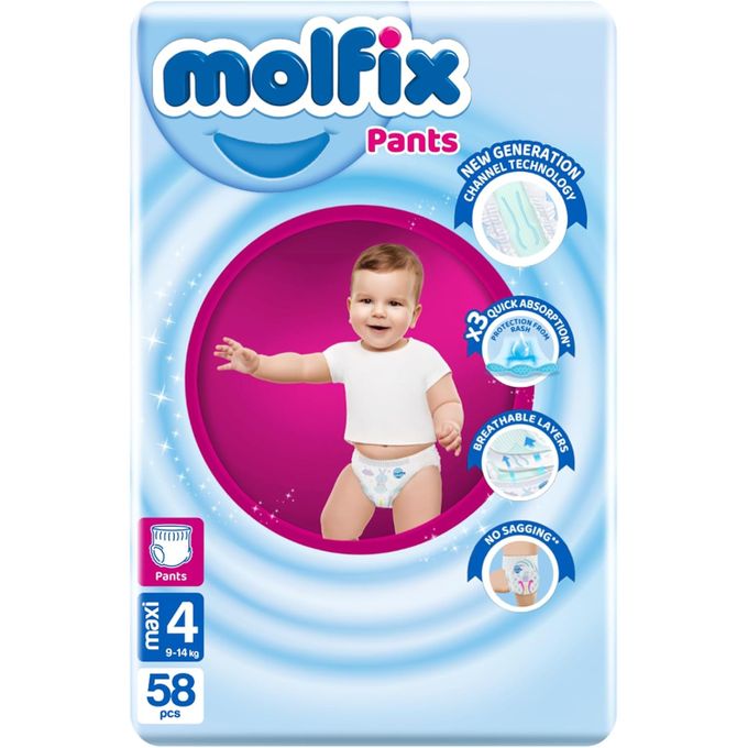 Molfix Pants Size 4 - 58 pieces