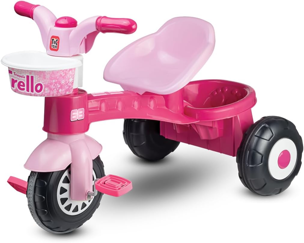 دراجة (عجلة) بثلاث عجلات للأطفال من تيك تويز - لون بينكTic Toys Kids 3 Wheel Bike - pink