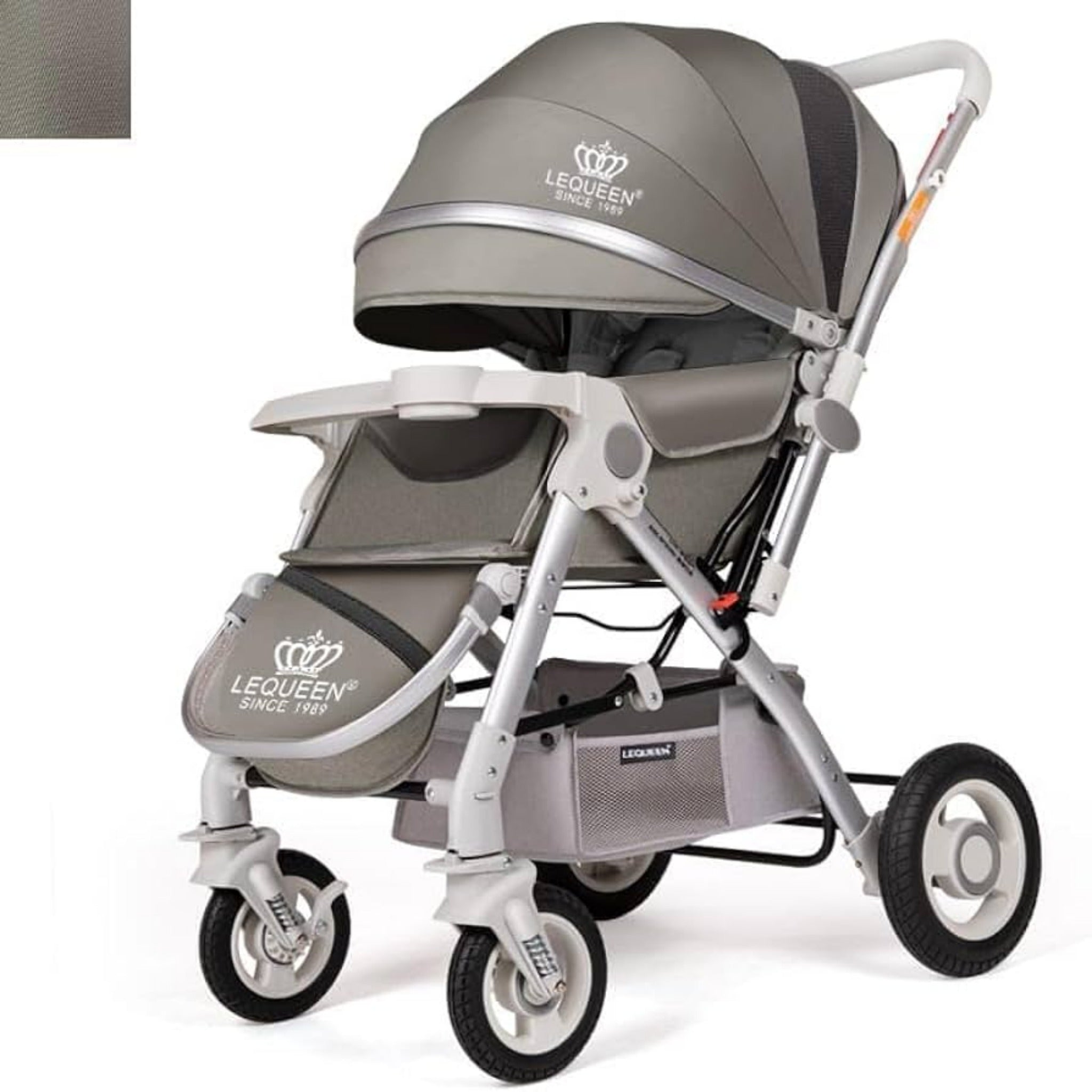 Le Queen Stroller Flip Arm - Folding - High Quality Grey ذراع قلاب جديد لعربة الاطفال من ليكوين - قابل للطي - رمادي عالي الجودة، للبالغين