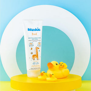 Blankie 3 in 1 shampoo + conditioner + body wash 200 ml شامبو و بلسم و شاور للاطفال من بلانكي 3 في 1