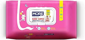 More Baby Wipes 120 pcs