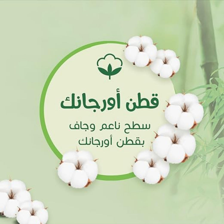 Bebem Natural for Baby Diapers Mega Pack Midi Size 3 - 80 Pieces حفاضات بي بم الطبيي للاطفال مقاس 3 ميدي 80 قطعة