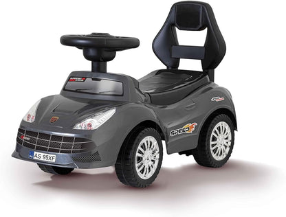 سيارة ركوب للاطفال من تيك تويز - عربية اطفال (2-7 سنوات)- لون رمادي Tic Toys Kid's Ride On Car for Kids (2-7 Years, Gray) 