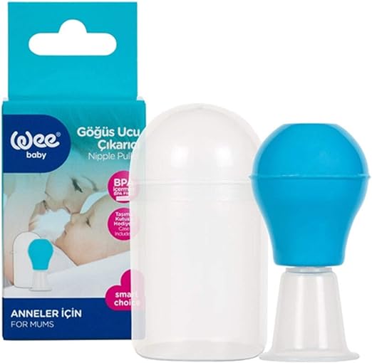 Wee baby nipple puller with case for babies - baby products / اداة سحب الحلمة من وي بيبي للاطفال مع علبة - منتجات اطفال 