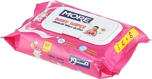 More Baby Wipes 72 pieces