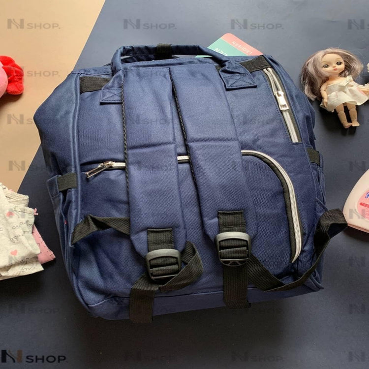 Le queen Smart Soft Original Diaper bag with USB (blue) لي كوين حقيبة للحفاضات الاصلية الناعمة