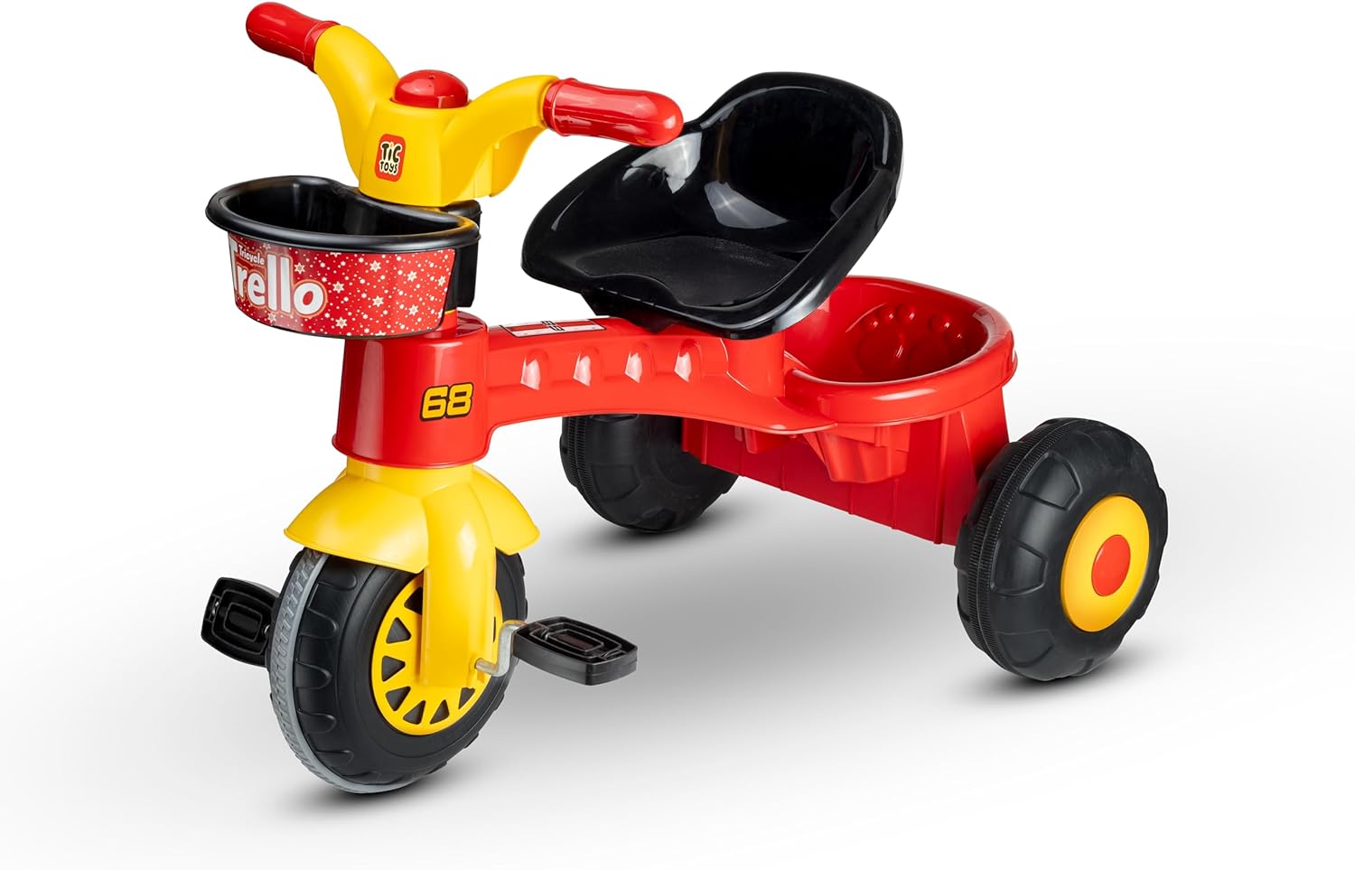 دراجة (عجلة) بثلاث عجلات للأطفال من تيك تويز - لون أحمر Tic Toys Kids 3 Wheel Bike - Red 