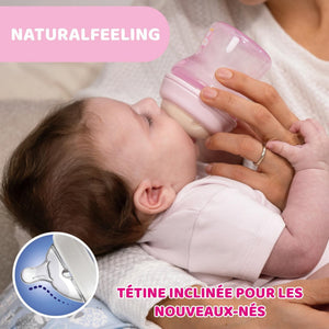 chicco natural feeling baby bottle 150 ml ببرونة للاطفال من شيكو 150 مل