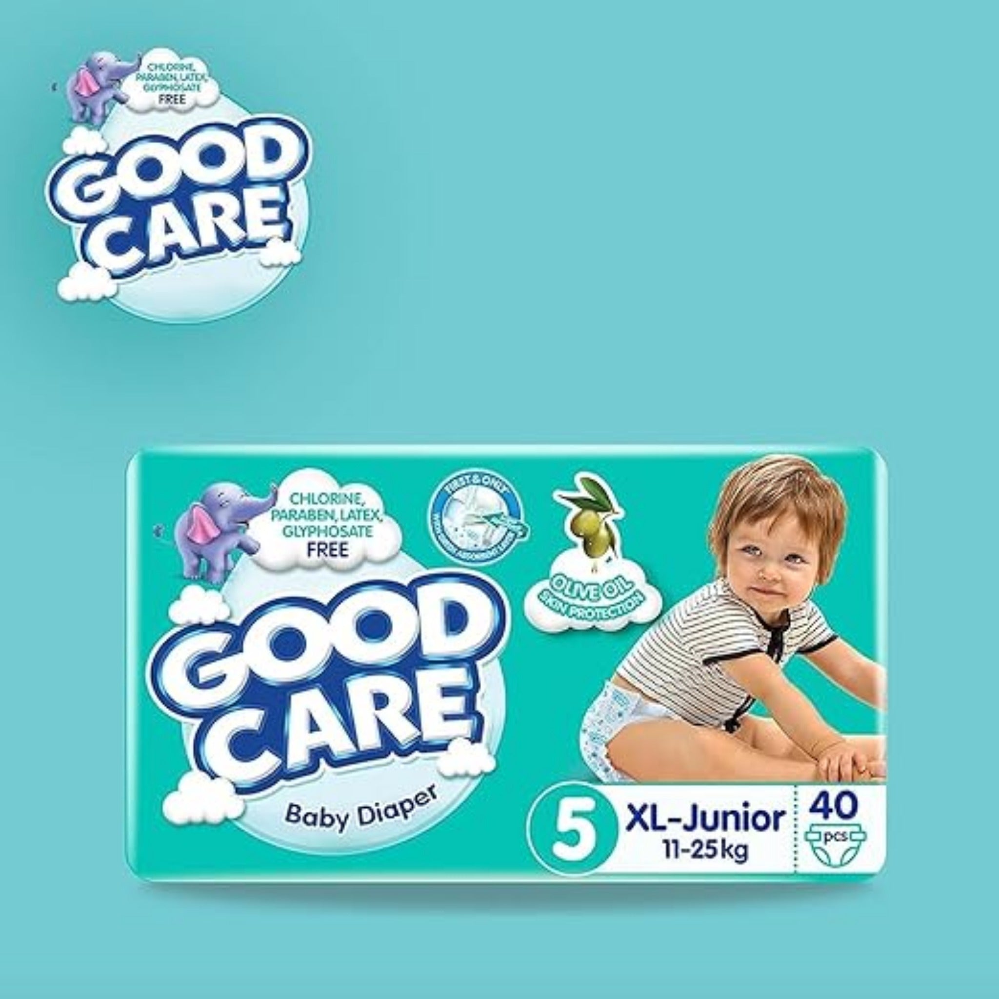 Good Care Baby Diapers Size 5 X Large-Junior 11-25 Kg 40 Pcs from a Wide Selection of Baby Products in diaperseg.com at best Prices