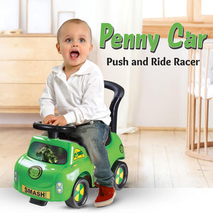 Generic Plastic Push Car Game With Storage Box And Button For Kids سيارة ركوب للاطفال من كيدز رايد ارابيا