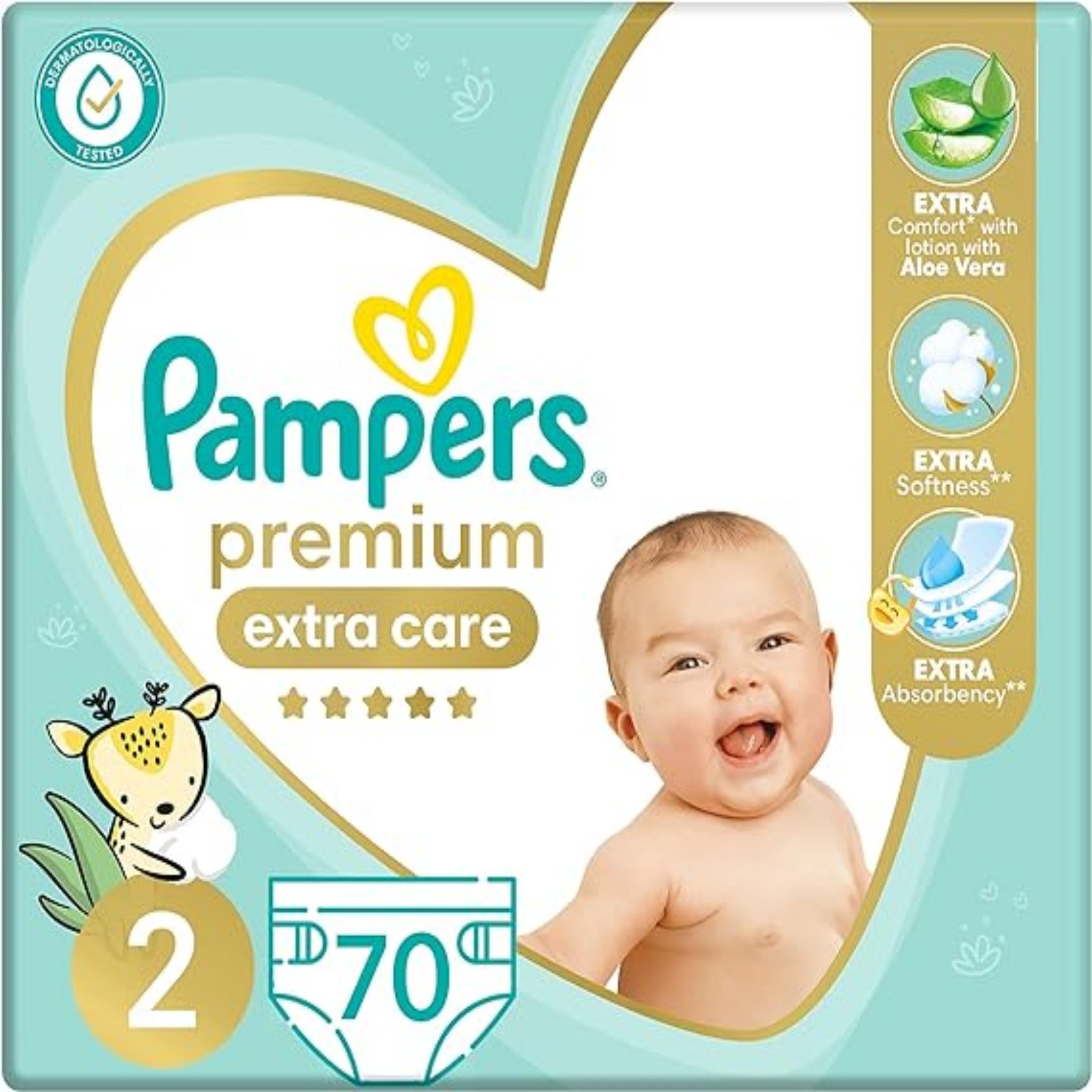 Pampers size hot sale 2 kg