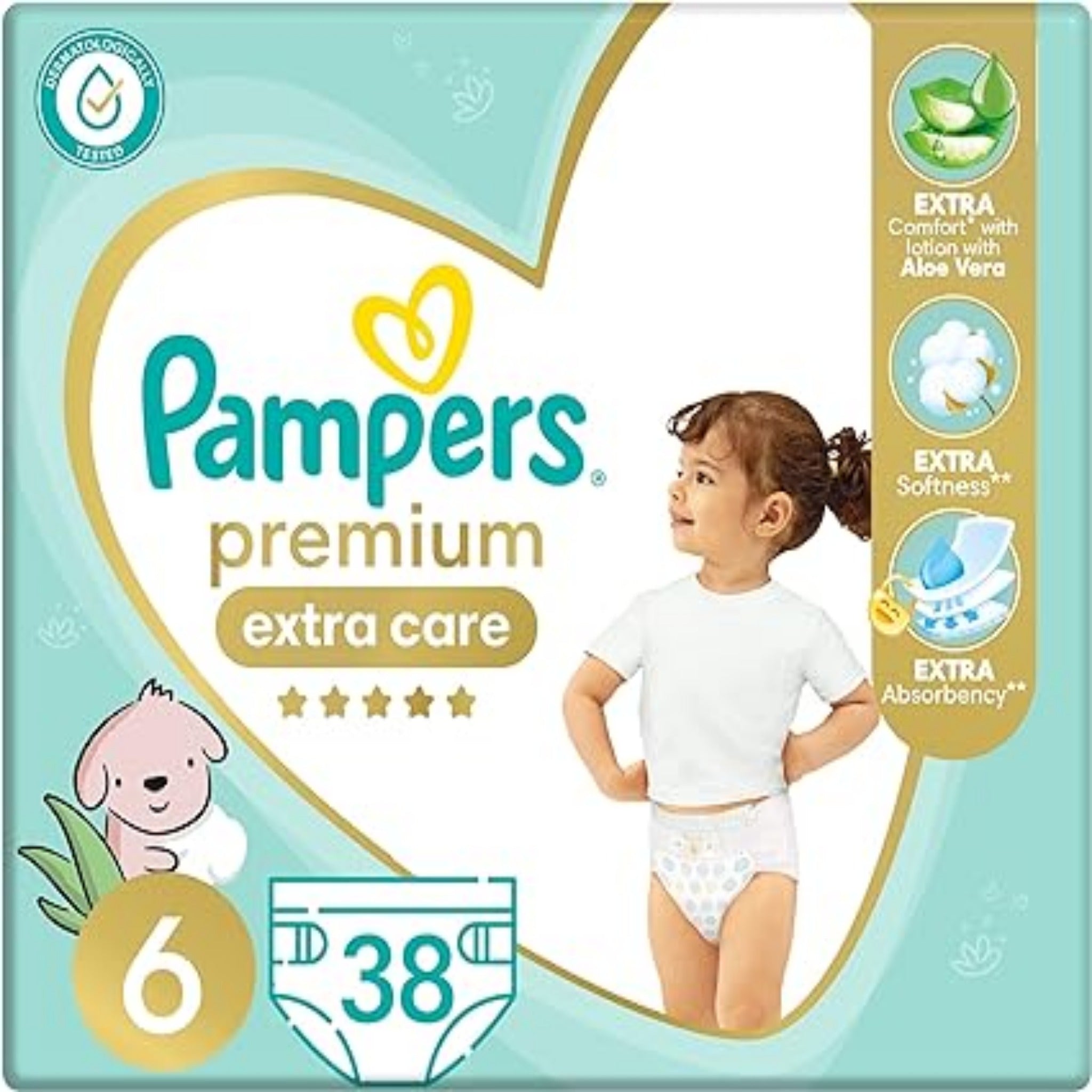 Premium pampers best sale size 6