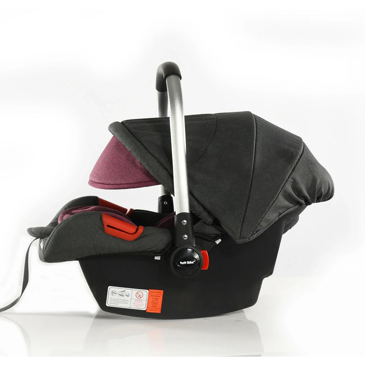 Petit Bebe Car Seat Black مقعد سيارة للاطفال من بيتيت بيبي اسود