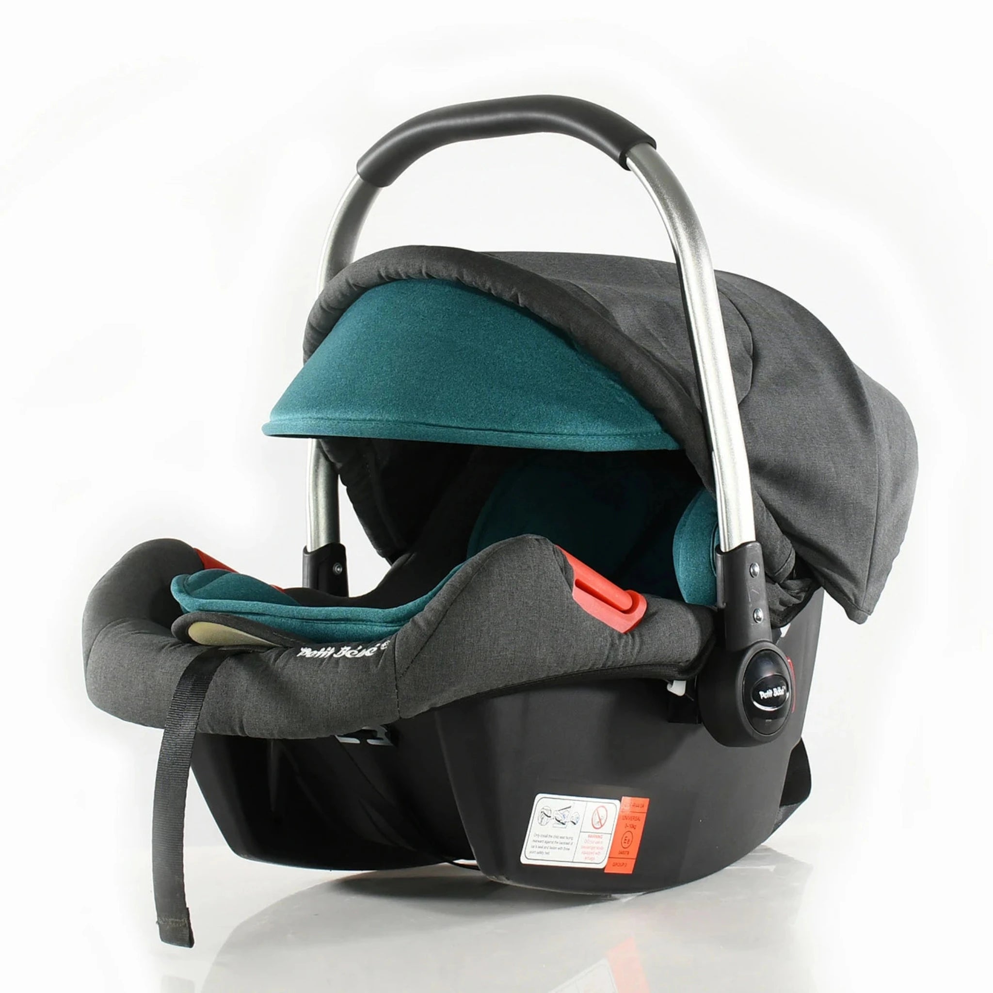 Petit Bebe Car Seat Black مقعد سيارة للاطفال من بيتيت بيبي اسود