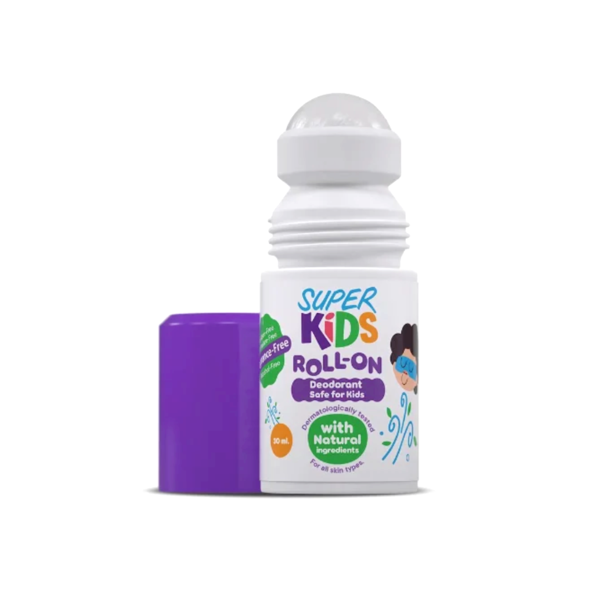 Super Kids roll-on fragrance free 30 ml