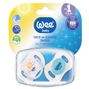 wee baby orthodontical silicone soother pacifiers سكاتة سيليكون مشطوفة من وي بيبي