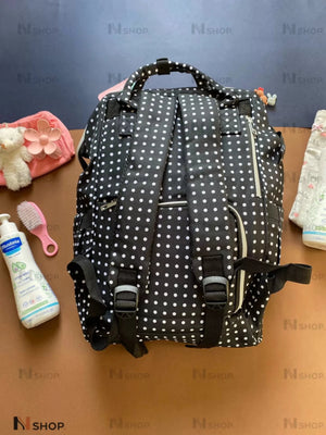 Le queen smart Soft Original Diaper bag with USB (black) لي كوين حقيبة للحفاضات الاصلية الناعمة (اسود)