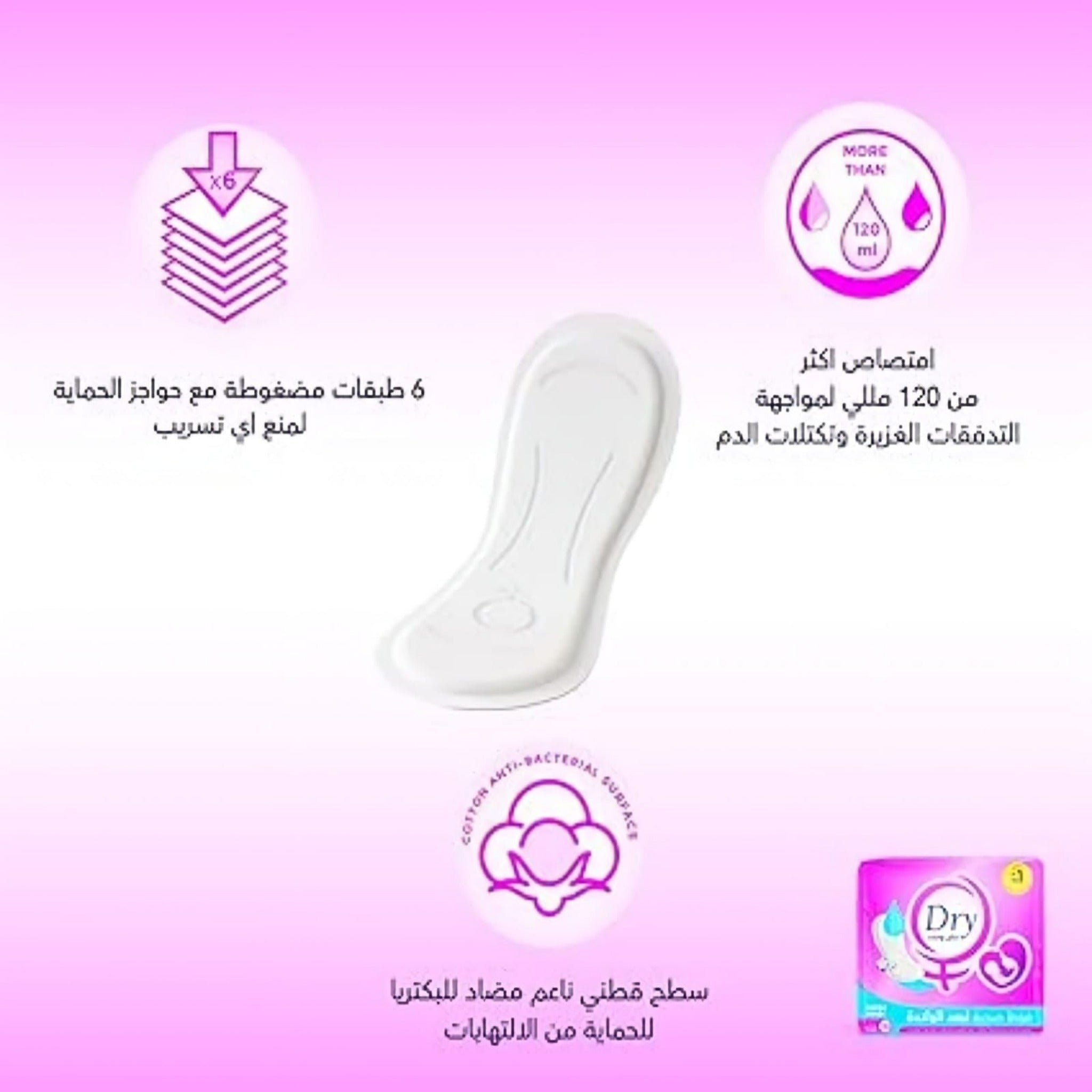 Order Now Dry Post Partum Disposable Pads for women, Fragrance free 10 Pcs from diaperseg.com and get it in 24 hours only.