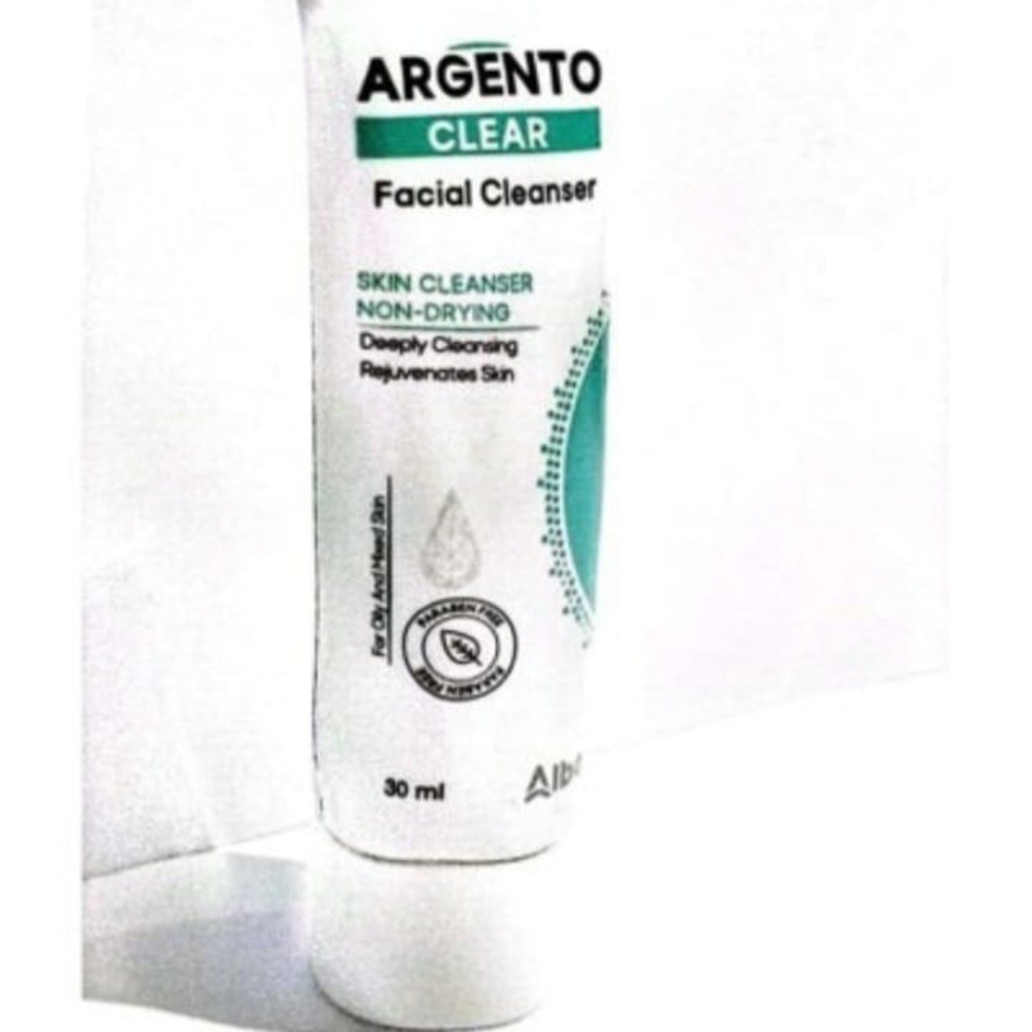 Argento Clear Facial wash and skin cleanser for all skin types 30 Gm غسول ارجنتو كلير للوجة 30 مل