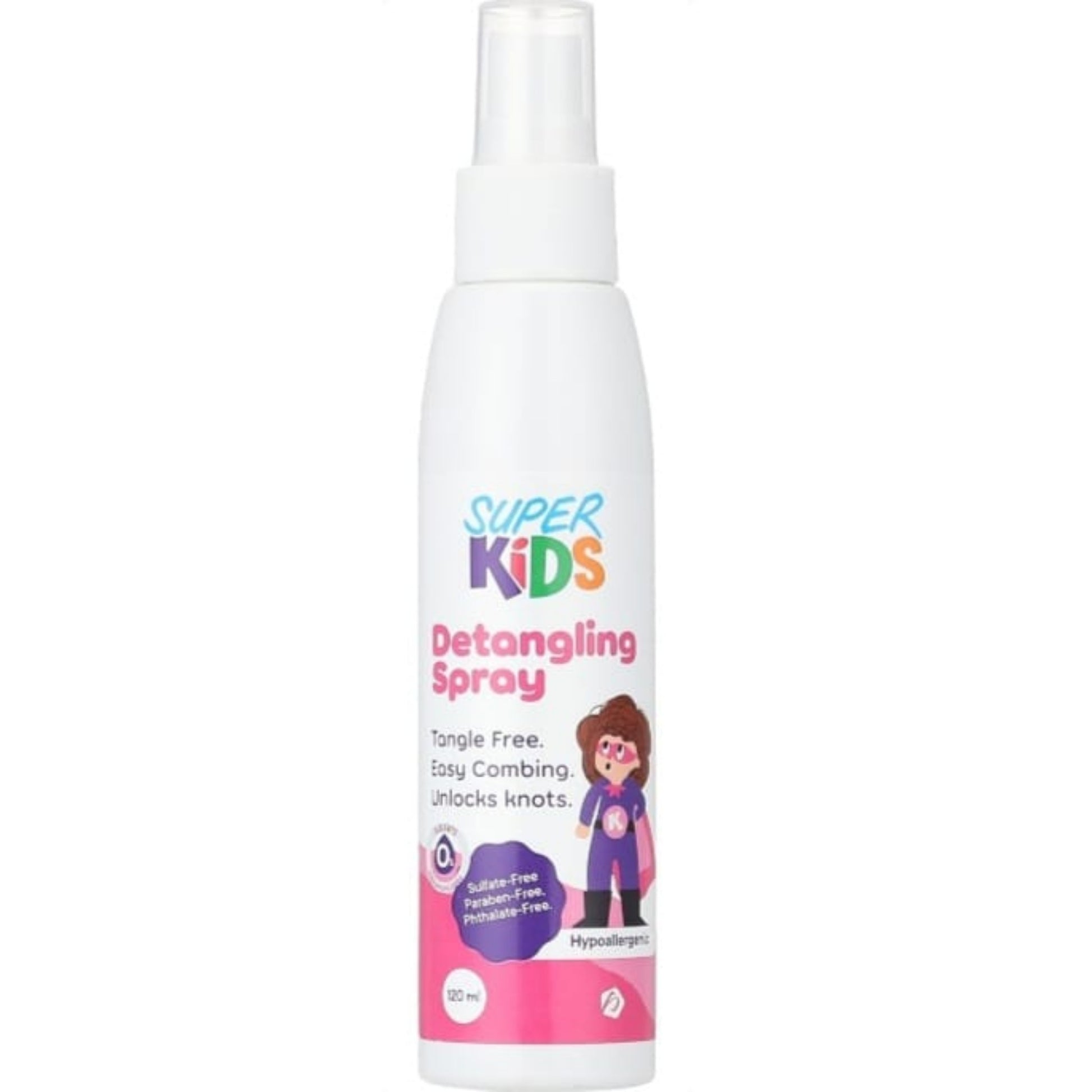 Super Kids Detangling Spray 120 ml بخاخ فك تشابك الشعر للاطفال من سوبر كيدز 120 مل