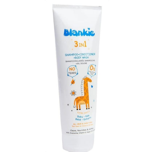 Blankie 3 in 1 shampoo + conditioner + body wash 200 ml شامبو و بلسم و شاور للاطفال من بلانكي 3 في 1