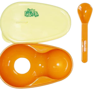 La Frutta Baby Plate and Spoon Set طقم طبق و ملعقة للاطفال من لافروتا