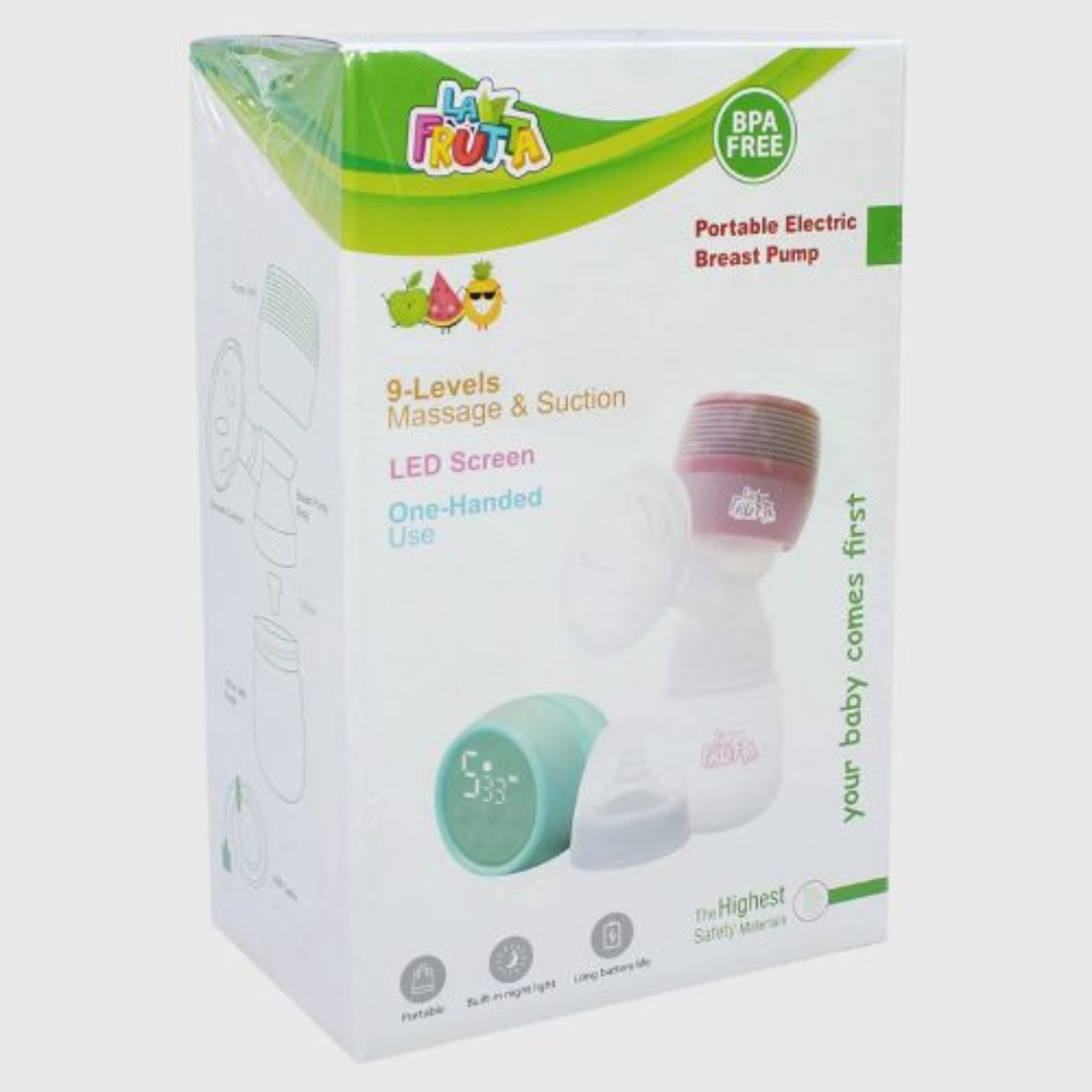 La Frutta Portable electric breast pump شفاط الثدي الكهربائي المحمول من لافروتا