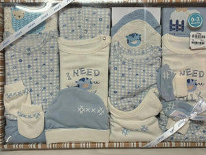 Junior Baby Fashion Gift set for newborn to 3 months 20 pieces اطقم الولادة من جونيور من سن يوم ل 3 شهور 20 قطعه