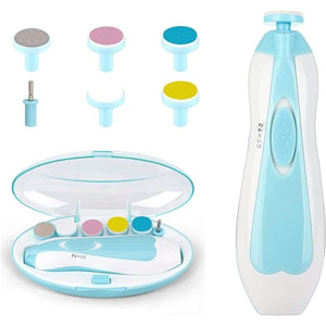 Baby Nail Trimmer Electrically safe Baby nail clippers, Newborn and Kids Nail Kit, also available for adults (blue)