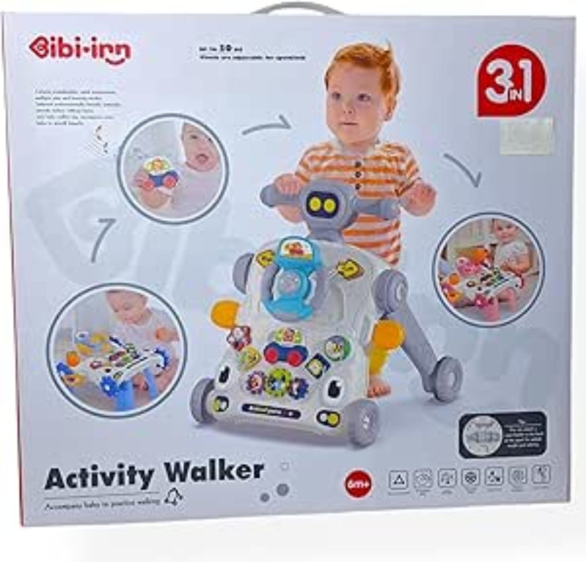 Baby Musical Walker +6 months Grey