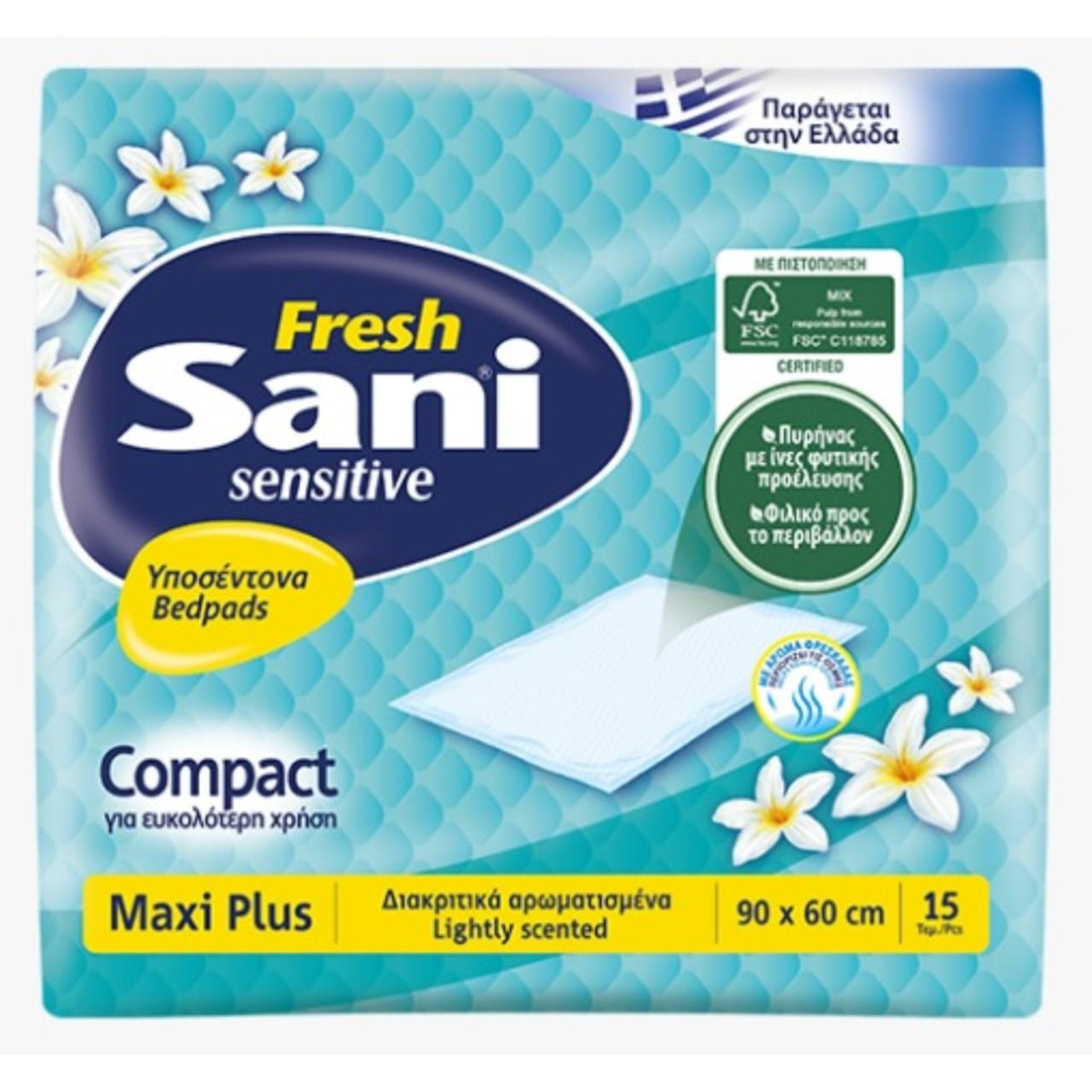 Sani Sensitive for adults Bed Pads 60×90 - 15 pads