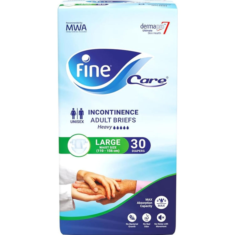 Fine Care Adult Diapers Large Waist 110-156 cm 30 diapers