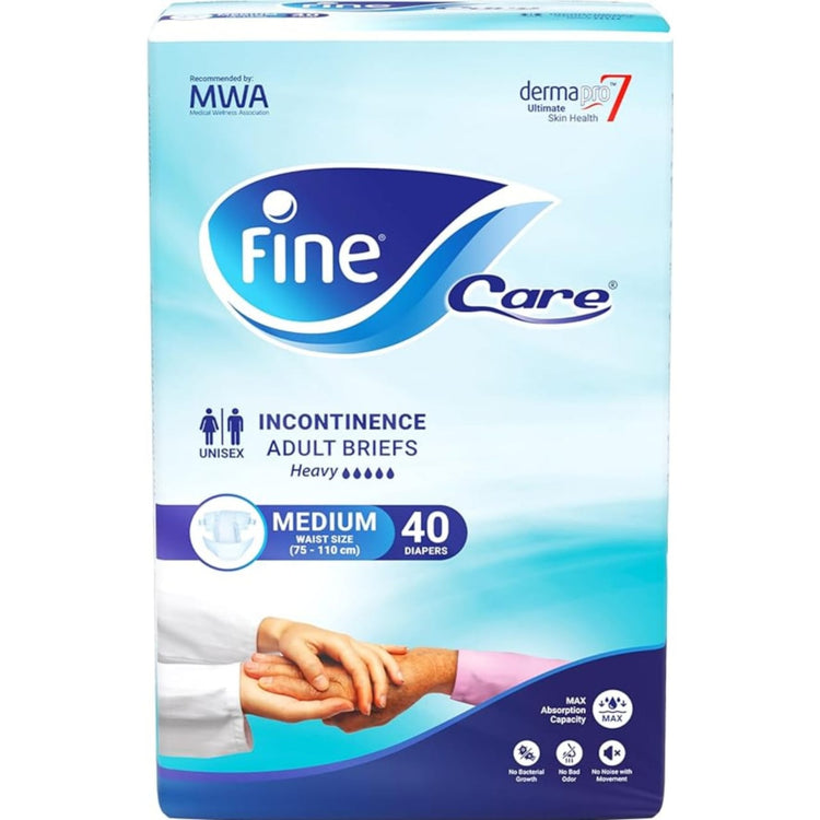 Fine Care Adult Diapers Medium Waist 75-110 cm 40 diapers