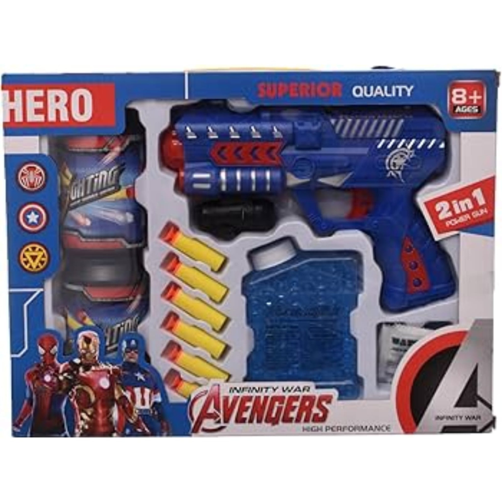 2 in 1 Power Gun toy