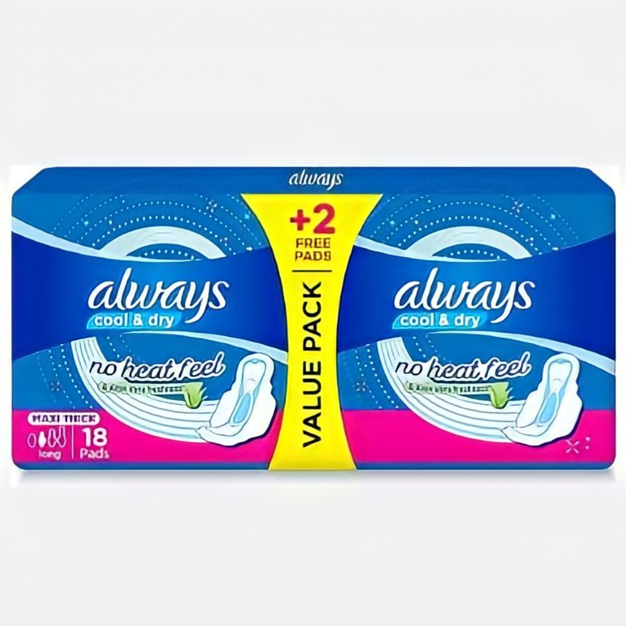 Always Long 18 pads - Diapers.eg - disposable pads