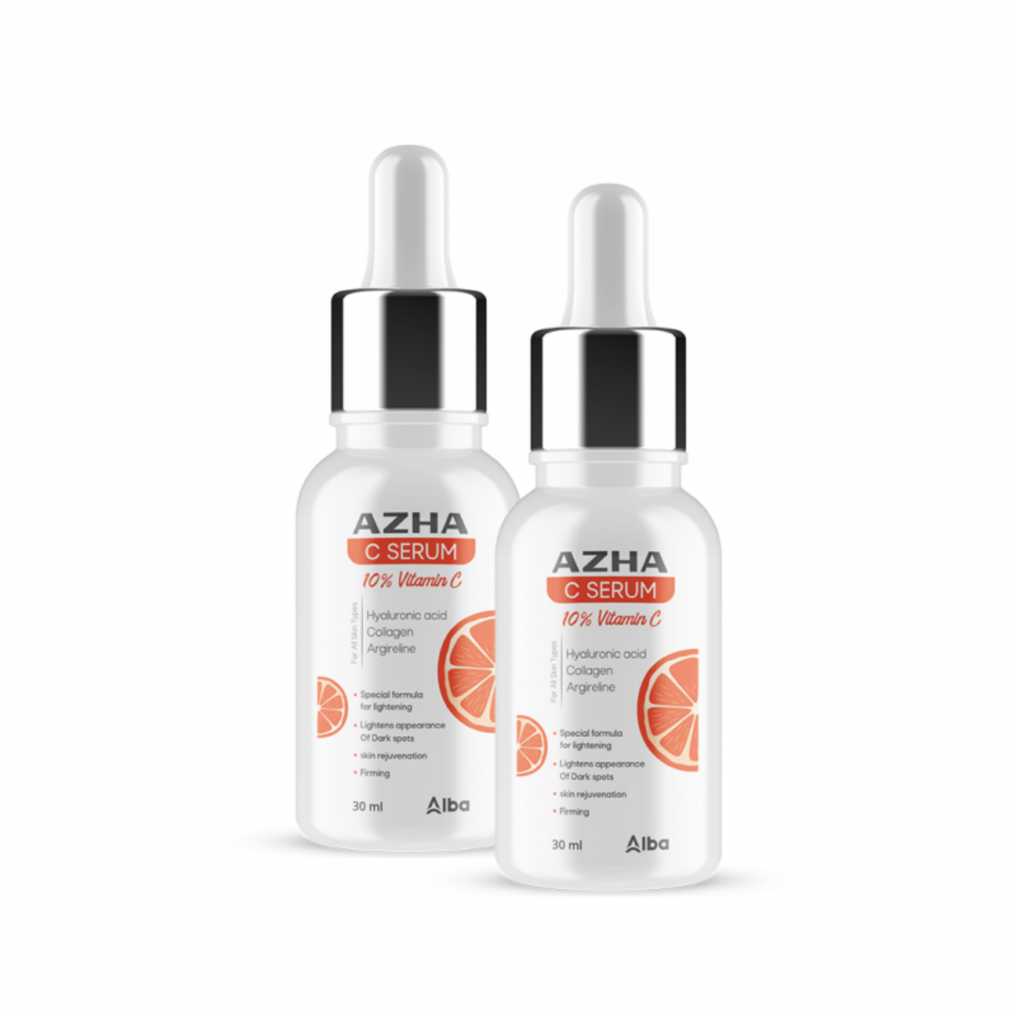 Azha 10% Vitamin C Serum 30 ML for all Skin Types 1+1 – Diapers.eg