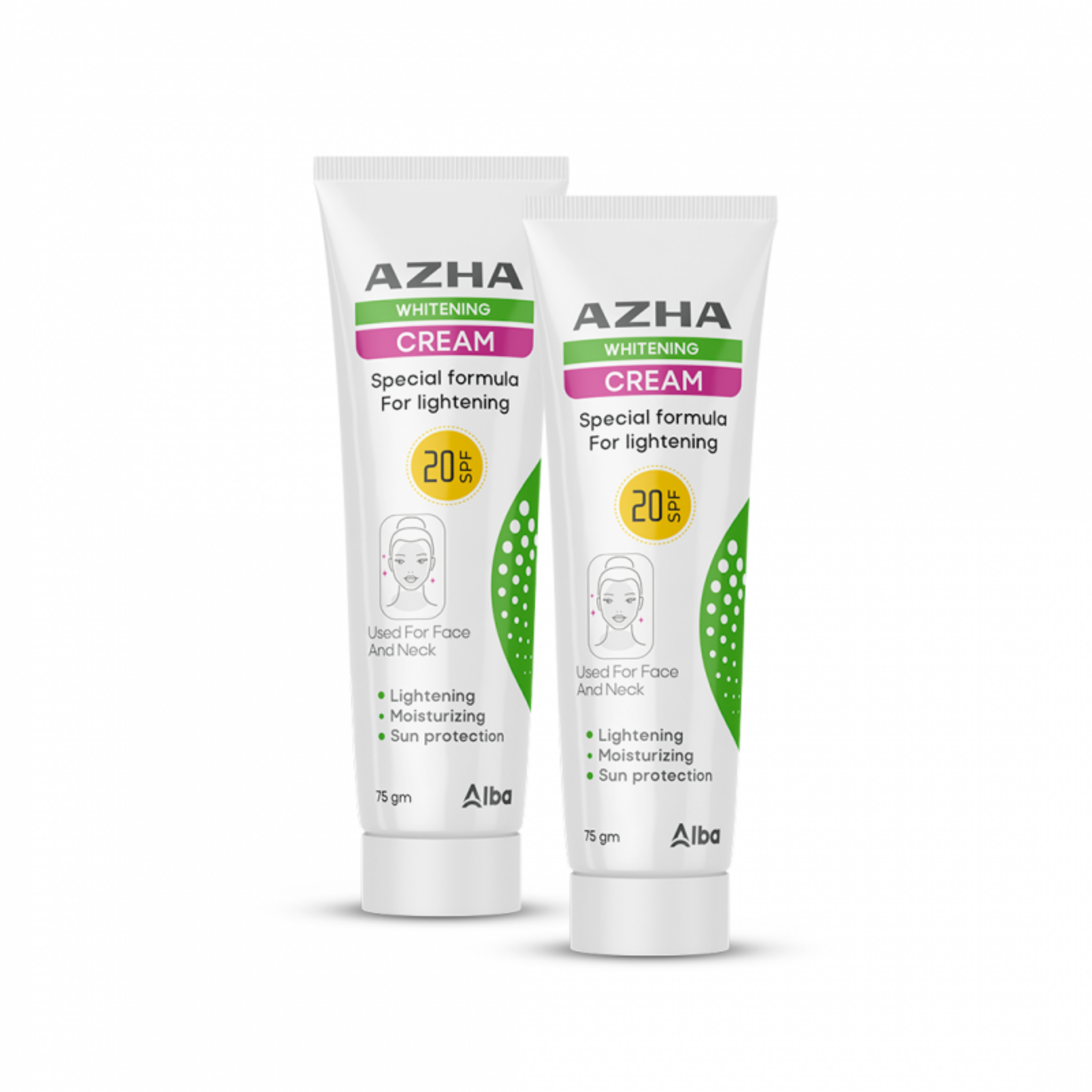 Azha whitening cream 75 gm كريم للتفتيح من ازها 75 جم