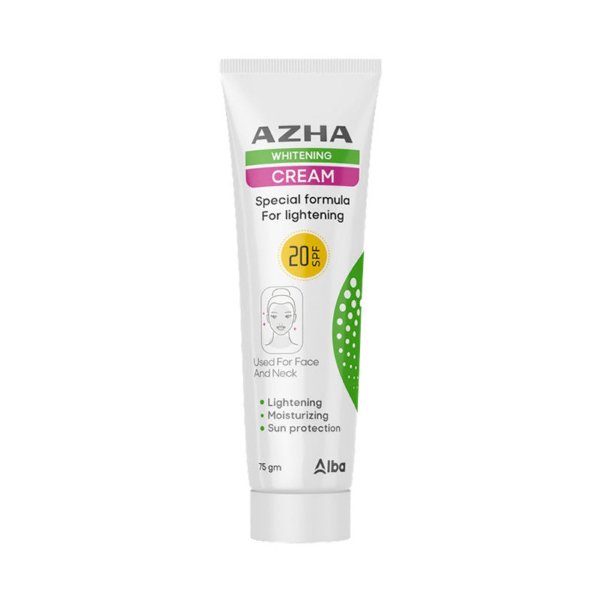 Azha whitening cream 75 gm كريم للتفتيح من ازها 75 جم