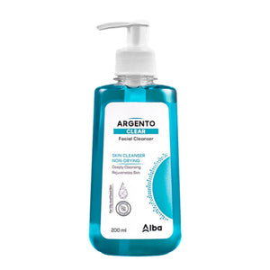 Argento Clear Facial wash and skin cleanser for all skin types 200 ml / غسول للوجة من ارجنتو كلير لجميع انواع البشرة 200 مل