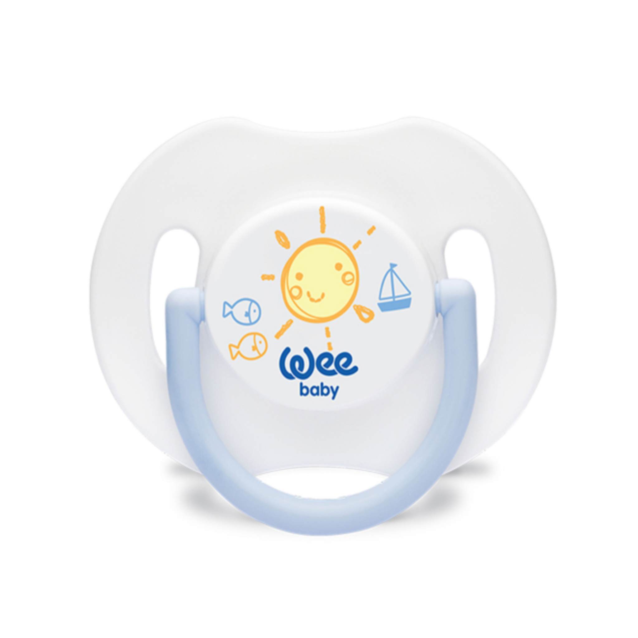 Wee baby silicone orthodontic soother سكاتة سيليكون مشطوفة من وي بيبي