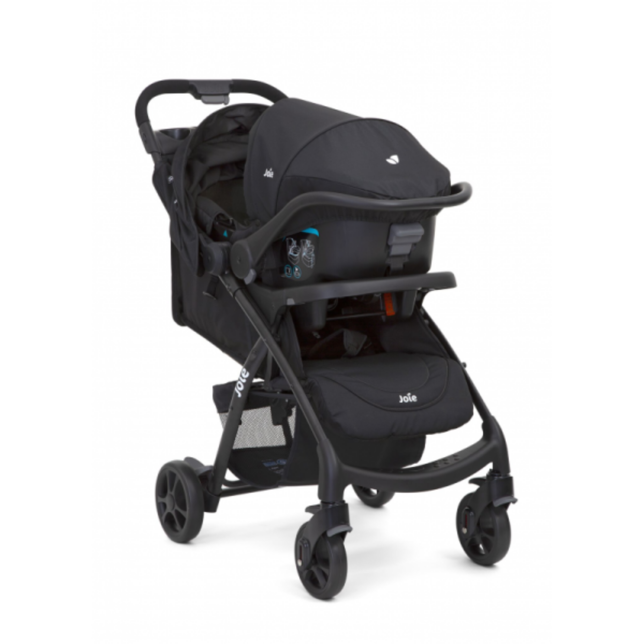 Joie Muze travel system Stroller for babies with car seat / عربة اطفال ميوز ترافيل سيستم من جوي للاطفال