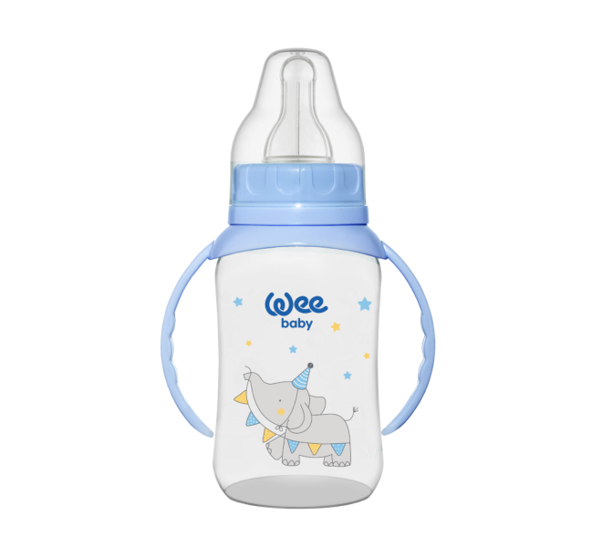 Wee Baby Feeding Bottle With Grip 150 ml